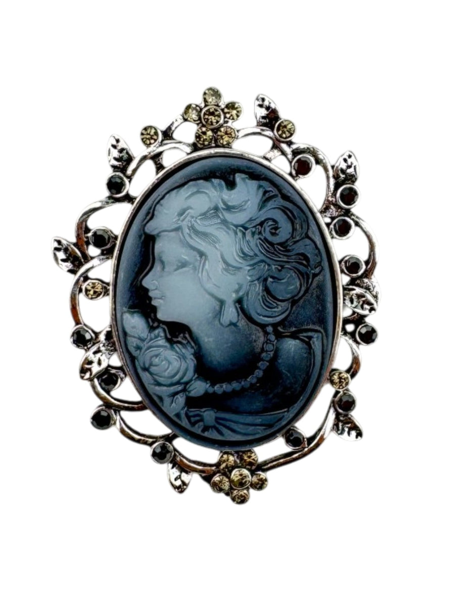 Baroque Portrait Brooch PA3778