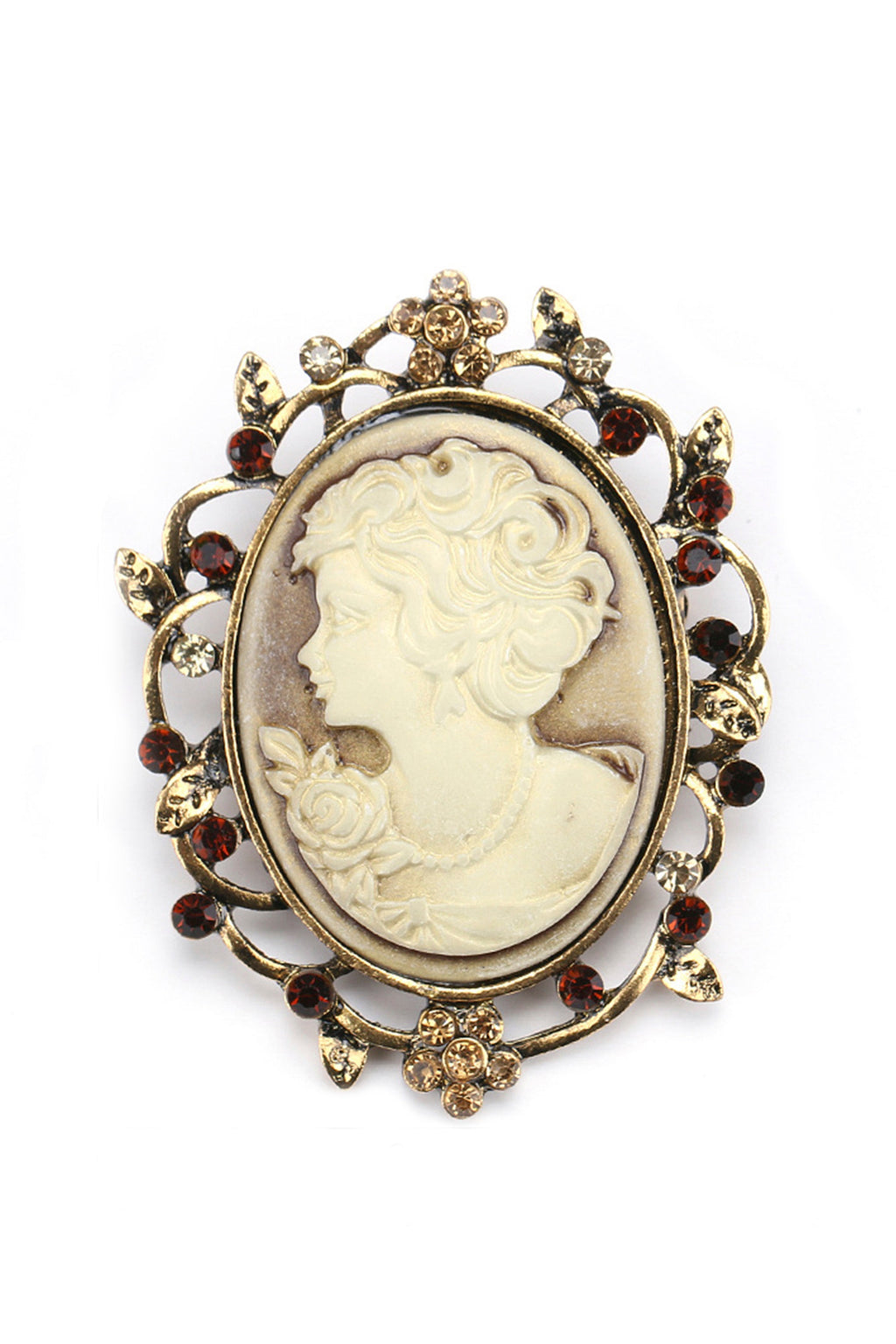 Baroque Portrait Brooch PA3778