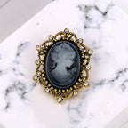Baroque Portrait Brooch PA3784 - view 9