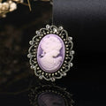 Baroque Portrait Brooch PA3784 - view 10