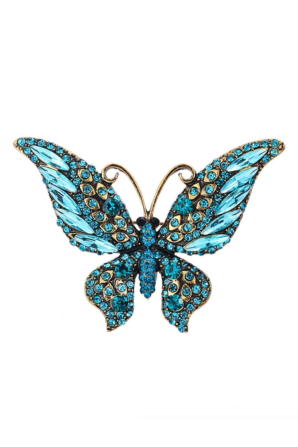Butterfly Rhinestone Brooch PA3796