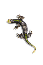 Lizard Rhinestone Brooch PA3832 - view 4
