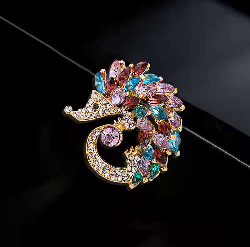 Hedgehog Rhinestone Brooch PA3833