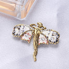 Angel Rhinestone Brooch PA3839