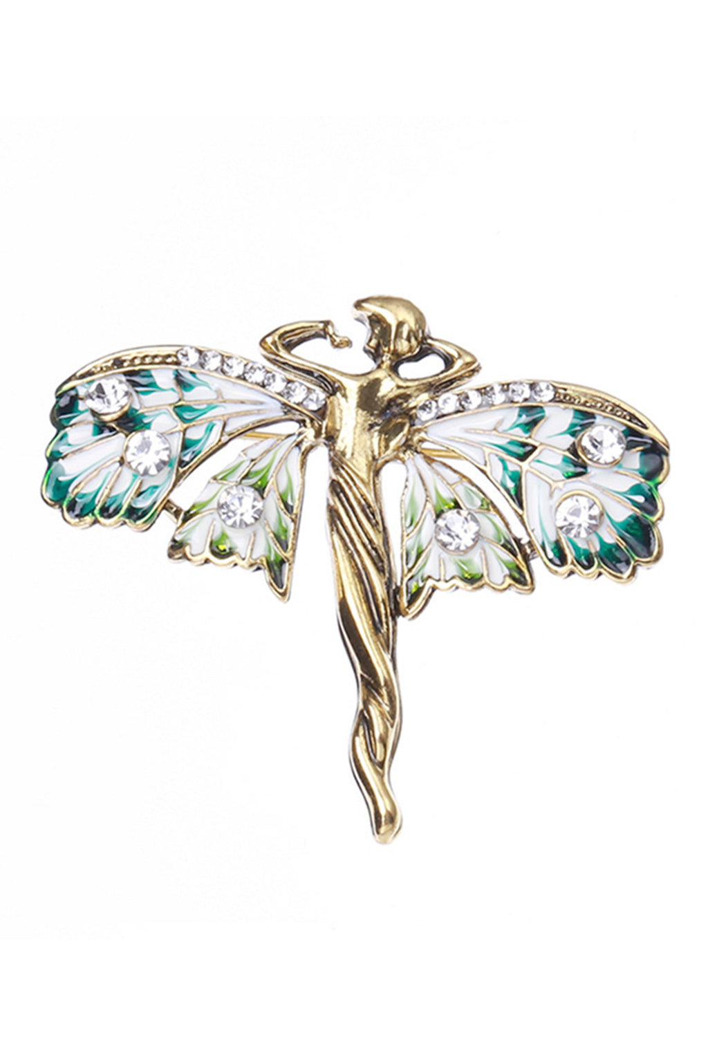 Angel Rhinestone Brooch PA3839
