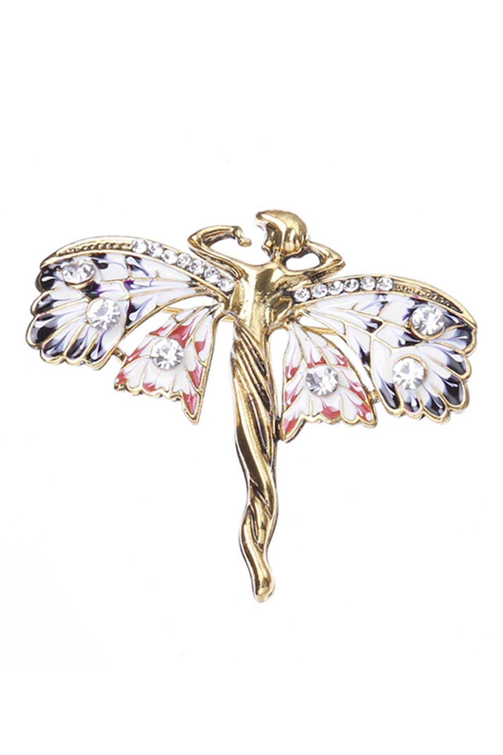 Angel Rhinestone Brooch PA3839