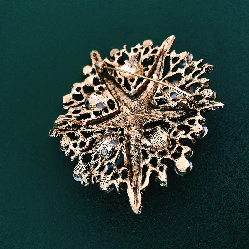 Starfish Coral Brooch PA3904