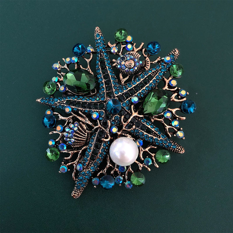 Starfish Coral Brooch PA3904