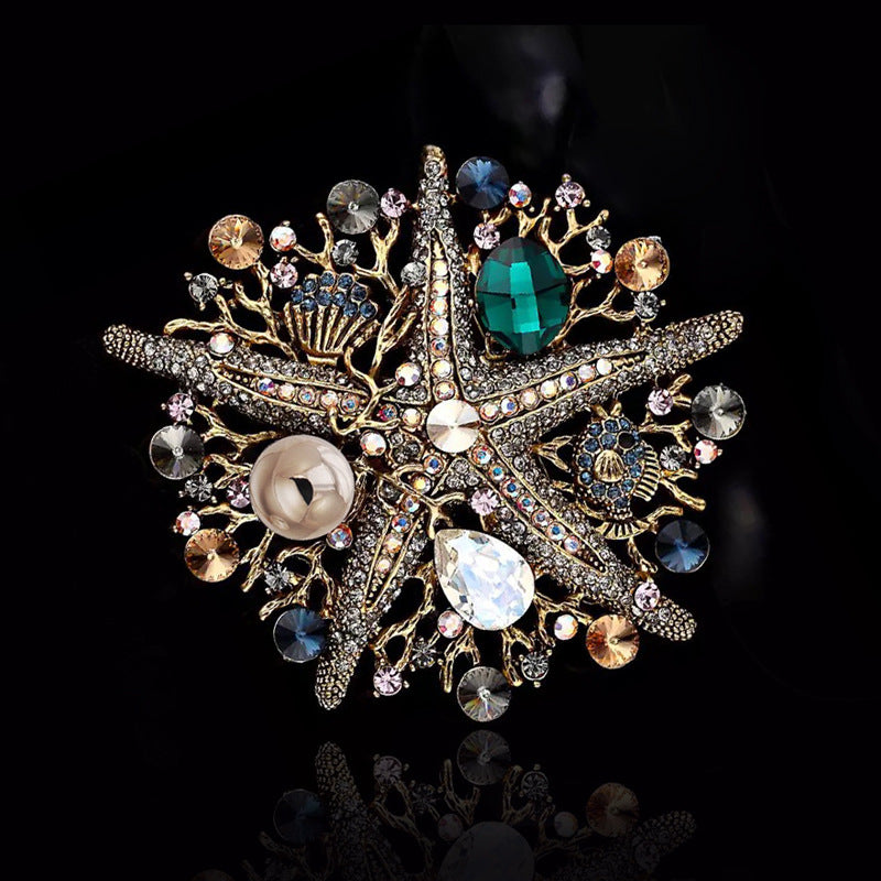 Starfish Coral Brooch PA3904