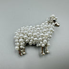 Sheep Pearl Brooch PA3937
