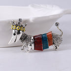 Corgi Dog Alloy Brooch PA3939