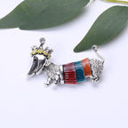 Corgi Dog Alloy Brooch PA3939