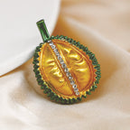 Durian Rhinestone Alloy Brooch PA3970