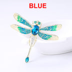 Dragonfly Rhinestone Brooch PA4019