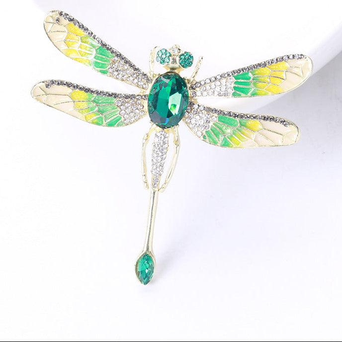 Dragonfly Rhinestone Brooch PA4019