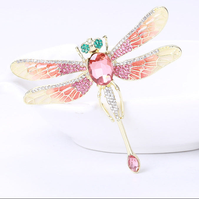 Dragonfly Rhinestone Brooch PA4019 - view 12