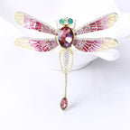 Dragonfly Rhinestone Brooch PA4019 - view 2