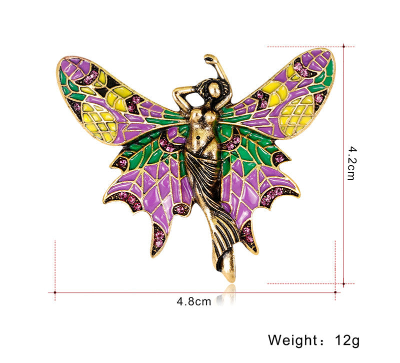 Butterfly Fairy Brooch PA4046