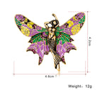 Butterfly Fairy Brooch PA4046
