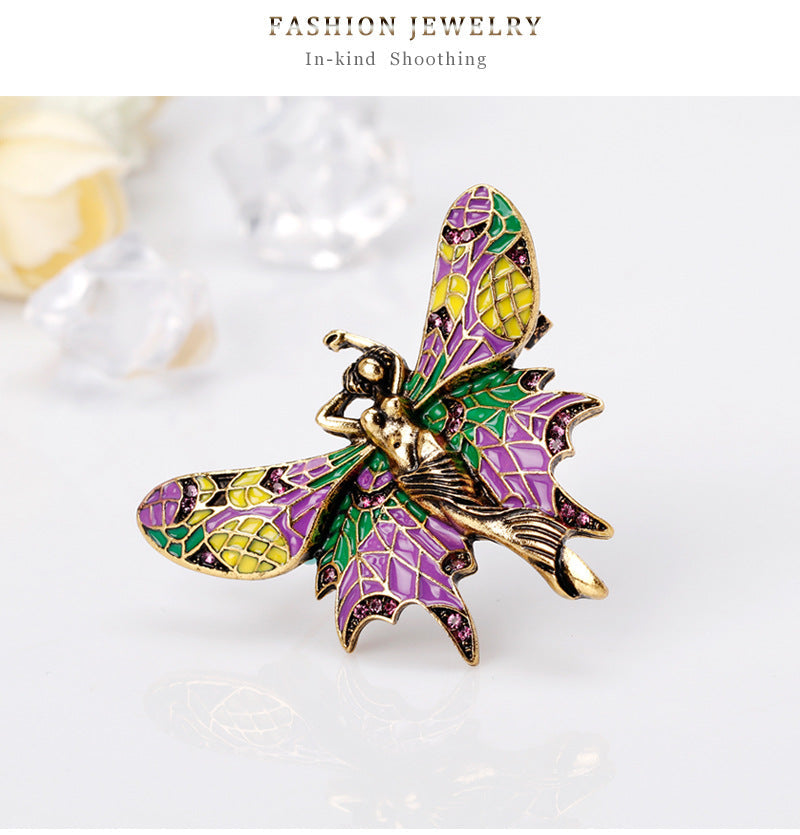 Butterfly Fairy Brooch PA4046