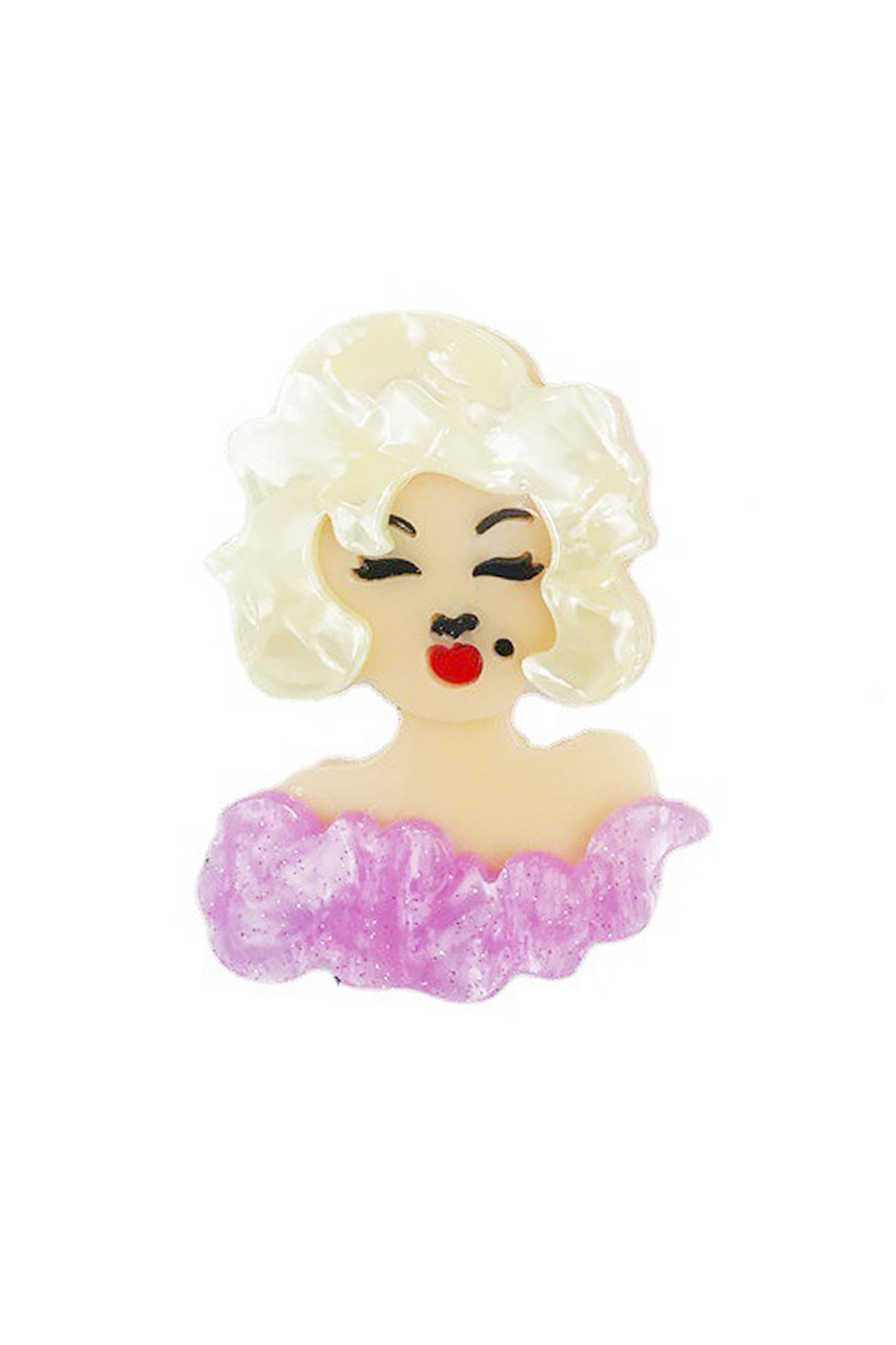 Monroe Acrylic Brooch PA4084