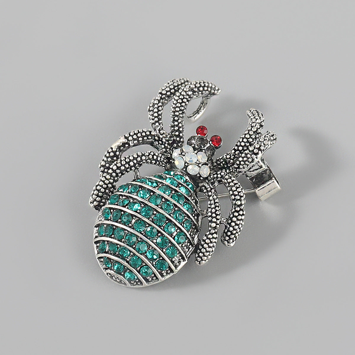 Spider Rhinestone Alloy Brooch PA4097