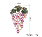 rape  Alloy Crystal  Brooch PA4101