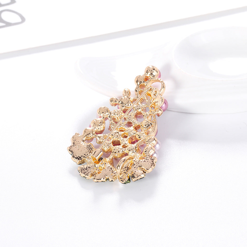 rape  Alloy Crystal  Brooch PA4101