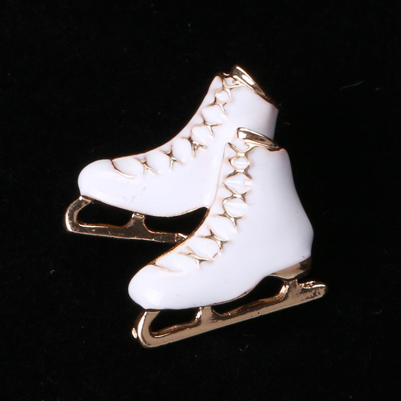 Roller Skates Alloy Brooch PA4117