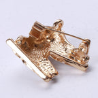 Roller Skates Alloy Brooch PA4117