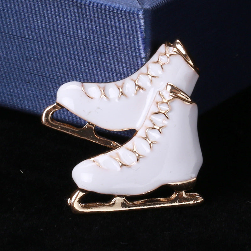 Roller Skates Alloy Brooch PA4117