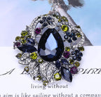 Floral Rhinestone Brooch PA4120