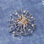 Spider Alloy Rhinestone Brooch PA4138