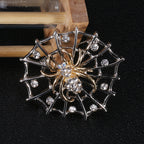 Spider Alloy Rhinestone Brooch PA4138