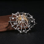 Spider Alloy Rhinestone Brooch PA4138