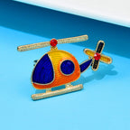 Helicopter Alloy Brooch PA4155