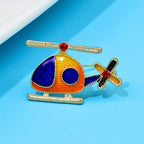 Helicopter Alloy Brooch PA4155