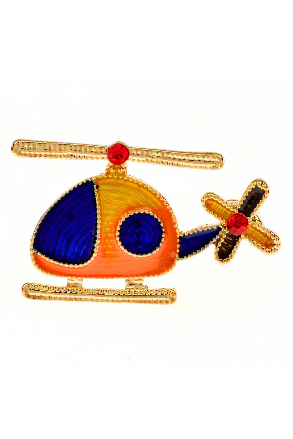 Helicopter Alloy Brooch PA4155