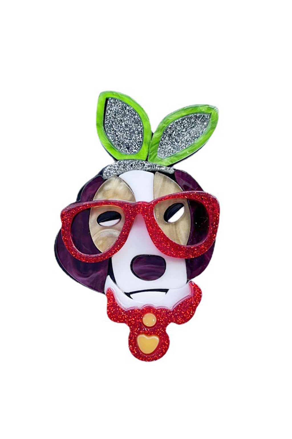 Dog Acrylic Brooch PA4164