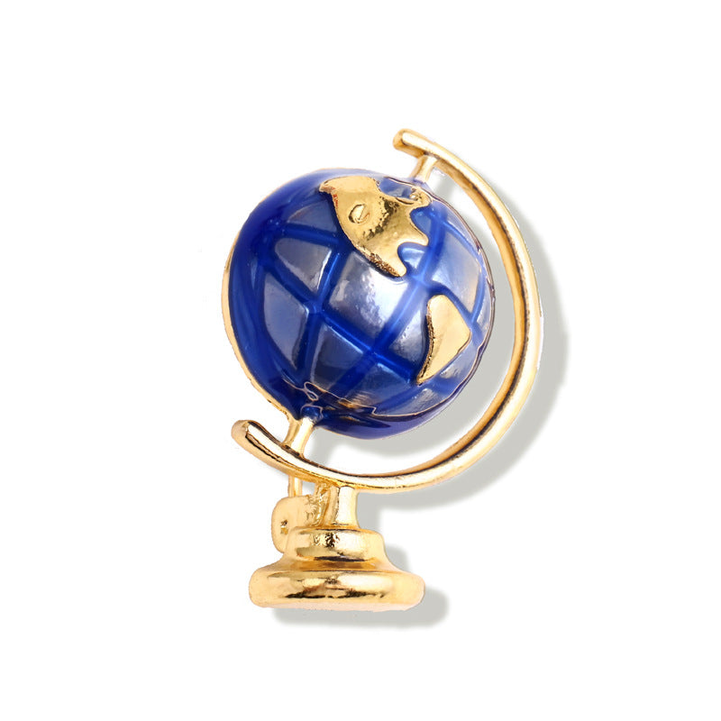 Alloy Oil-dripping Globe Brooch PA4174