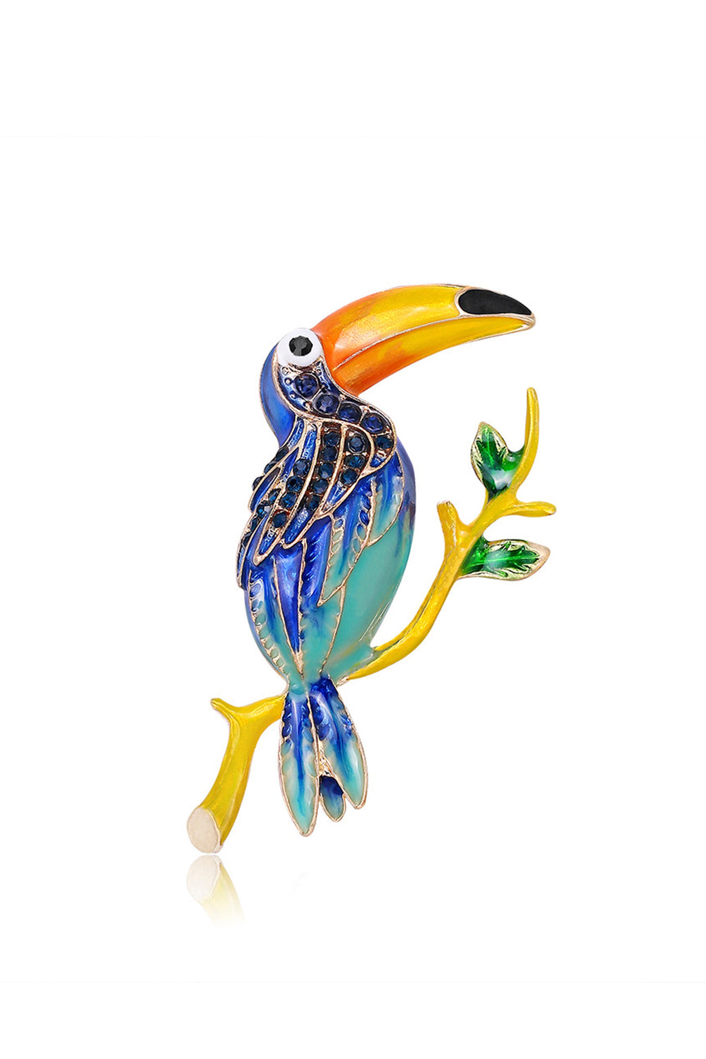 Toucan Parrot Branch Brooch PA4186