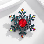 Snowflake Rhinestone Brooch PA4225
