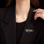 Starry Sky Universe Crystal Alloy Brooch PA4232