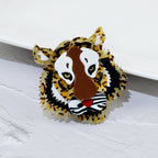 leopard Acrylic Brooch PA4256
