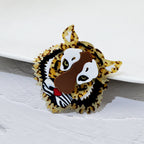 leopard Acrylic Brooch PA4256