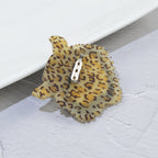 leopard Acrylic Brooch PA4256