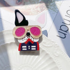 Dog Acrylic Brooch PA4264