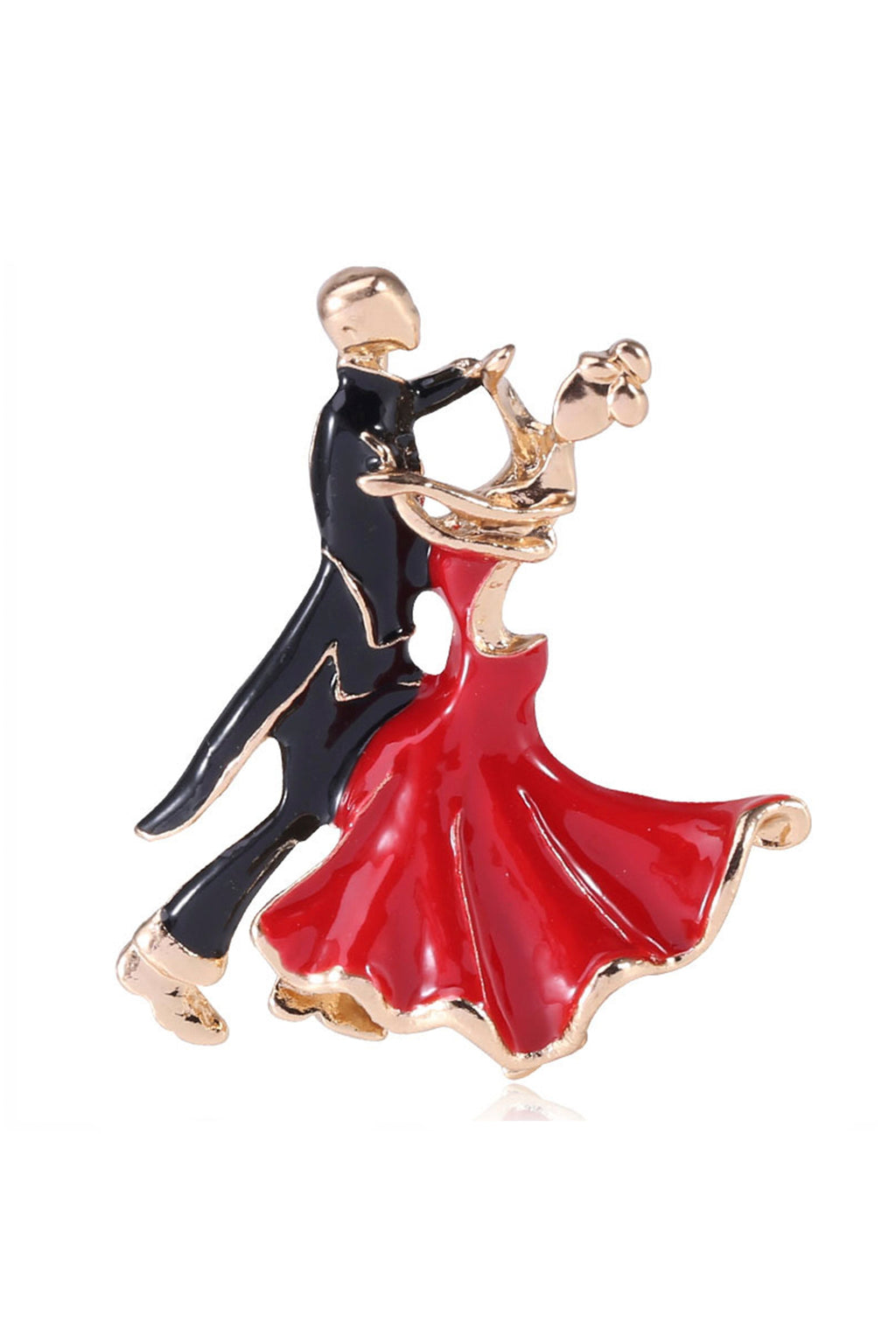 Dancing Alloy Brooch PA4285