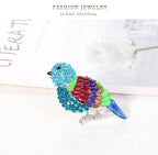 Bird Rhinestone Brooch PA4312