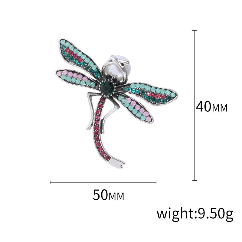 Multicolor Dragonfly Brooch PA4324